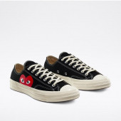 Converse x Comme des Garçons PLAY Chuck  Kısa Günlük Spor Ayakkabı - 2