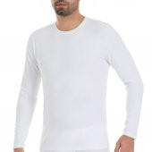 3 Adet Yıldız Erkek Likralı Uzun Kollu T-Shirt Fanila Beyaz 85 - 1