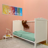 4 Katlı Müslin Bebek Nevresim Takımı Organik Bebek Uyku seti Beşik Nevresim Pamuk Bebek Nevresim Set - 1