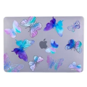 Macbook Air M1 Kılıf 13 inç Kristal Flower07NL (TouchID'li M1 Air) A2337 A2179 A1932 ile Uyumlu - 11