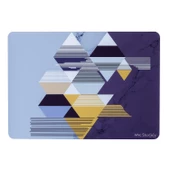 Macbook Air M1 Kılıf 13 inç Tangram01NL (TouchID'li M1 Air) A2337 A2179 A1932 ile Uyumlu - 9