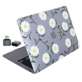 Macbook Pro Kılıf 13 inç M1-M2, Flower01NL (Type-c'li Model)A2338 A2289 A2251 A1706-08 A1989 A2159 ile Uyumlu thumbnail 4
