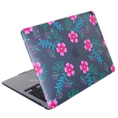 Macbook Pro Kılıf 13 inç M1-M2, Flower01NL (Type-c'li Model)A2338 A2289 A2251 A1706-08 A1989 A2159 ile Uyumlu - 2