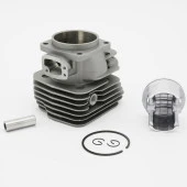 Kmtmak Husqvarna 288 Motorlu TesterenSilindir Piston Set 54 mm Kesim Motoru Gömlek Piston - 2