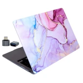 Macbook Pro Kılıf 13 inç M1-M2, Marble15NL (Type-c'li Model)A2338 A2289 A2251 A1706-08 A1989 A2159 ile Uyumlu thumbnail 3