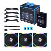 LIAN LI UNI FAN SL120 V2 BLACK 3x120 MM RGB KASA FANI (G99.12SLV23B.00) - 4