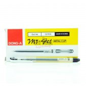 Dong A My-gel Iğne Uçlu Kalem 0,5 Mm. Siyah 12li Paket - 1