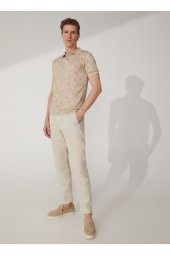 Polo Yaka Armürlü Ekru Erkek T-shirt Ts1014000268 thumbnail 3