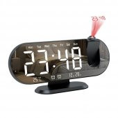 Valkyrie Projeksiyon Çift Alarm Dereceli LED Masa Saati - 1