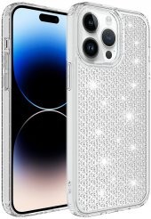 Apple iPhone 14 Pro Airbagli Parlak Tasarımlı Silikon Kapak - 3