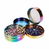Valkyrie 50 mm 4 Katmanlı Mıknatıslı Çinko Alaşım Herbal Grinder Baharat Bitki Ot Tütün Öğütücü Renkli - 3
