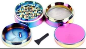 Valkyrie 63 mm 4 Katmanlı Mıknatıslı Çinko Alaşım Herbal Grinder Baharat Bitki Ot Tütün Öğütücü Renkli - 3