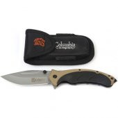 Columbia Paracord El Fenerli Kamp Bıçağı Çakı Seti Kahve - 4