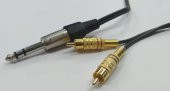 6.3 mm TRS Stereo Erkek to 2x RCA Erkek Kablo 5 Metre - 1