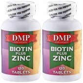 Dmp Biotin Plus Zinc 2x120 Tablet Çinko Vitamin B7 Vitamini - 1