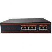 Andeka ND1P402LF 4 Port 10/100POE 2 Port 10/100 Uplink Switch 78W - 1