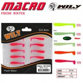 Wily Macro Lrf Silikon Yem 3.5 cm 0.4 gr - 1