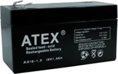 Atex AX-12V 12 Volt 1.3 Amper Bakımsız Kuru Akü - 1
