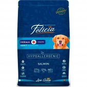 Felicia Derma Az Tahıllı Orta Büyük Irk Somonlu Yetişkin Köpek Maması 3 Kg - 1
