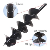General Power BC-AG200 Toprak Delme Ucu 20 cm thumbnail 1