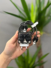 Şarj Başlığı Ve Kablo Koruyucu 4'lü Set Iphone 20W Şarj Adaptör Uyumlu - 1