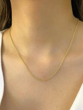 14 Ayar İtaly Kalite Force Model Altın Zincir 45 cm 1.65 gr thumbnail 1