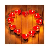 SNS 58412 KALPLİ KIRMIZI TEA LİGHT MUM 10 ADET - 1