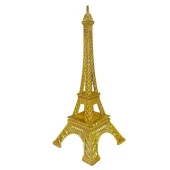 Minyatür Metal Eyfel Kulesi Altın Dekoratif Biblo 25 Cm thumbnail 2