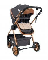 4 Baby Comfort Gold-Antrasit  Travel Sistem Bebek Arabası Seyahat Sistem Puset, Taşıma Koltuğu, Yağmurluk - 5