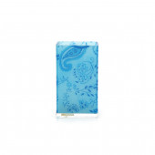 KIR70317D1 KALEMLİK MAVİ KUMAŞ DESENLİ OFİS GERECİ 6X6X12CM 300ML - 4