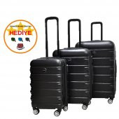 Fossil ABS Siyah Valiz & Bavul Set-124Vs - 1