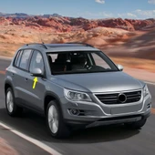 VW Tiguan 2008-11 Sağ Dikiz Ayna Sinyal Lambası Alt Işıklı 5N0949102C - 1