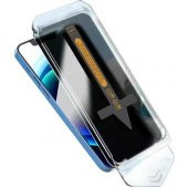 Vendas iPhone 14 Pro Max Uyumlu Uygulama Mekanizmalı Privacy Gizleyen Hayalet Vista Cam Ekran Koruyucu - 4