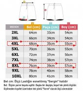 Büyük Beden Erkek Deniz Şortu Dekons Maraton Siyah - 3