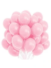 NEDI BALON PASTEL PEMBE 20 LI - 1