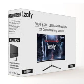 IZOLY 2456C165 24" 1ms 165Hz AMD Free Sync FHD LED HDMI DP VA Curved Oyuncu Monitör - 4