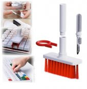 5 Fonksiyonlu Profesyonel Klavye Airports Kamera Kulaklık Temizle - 1