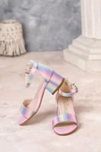 Unicorn Simli Kız Çocuk Abiye Ayakkabı - 3