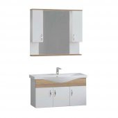 Denko Akyazı 100 cm MDF Alize Banyo Dolabı Takımı thumbnail 1