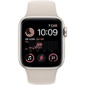 Apple Watch Se Gps 40MM Starlight Aluminium Case With Starlight Sport Band - Regular MNJP3TU/A - 2