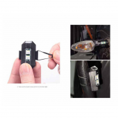 7 Renkli Rgb Led Motosiklet Uyarı Kaza Önleyici Mini Pilli Sinyal Led Drone Led Uçak Kanat Led - 4