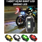 7 Renkli Rgb Led Motosiklet Uyarı Kaza Önleyici Mini Pilli Sinyal Led Drone Led Uçak Kanat Led - 1