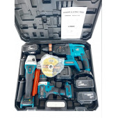 3'LÜ SET (SARJLI HİLTİ-SARJLI SPRAL-SARJLI ÇELİK MANDRENLİ MATKAP) - 3