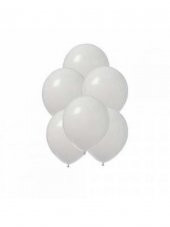 NEDI BALON DUZ RENK BEYAZ 100LU - 1