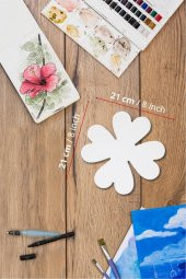 20 cm Yonca Pres Kompozit Tuval 9lu Set - 2