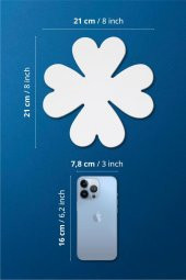 20 cm Yonca Pres Kompozit Tuval 9lu Set - 3