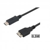 Usb Type C To Micro Usb 3.0 Taşınabilir Hdd Hard Disk Kablosu 0.5M (50cm) - 4