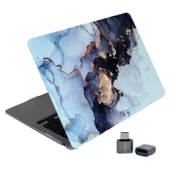 Huawei MateBook D14 Kılıf Mermer Desenli İnce Hafif TPU Koruma Kapak 2019-2022 Yılı Uyumlu - 1