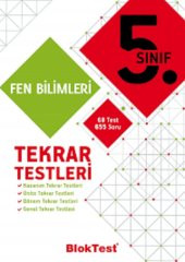 5. Sınıf Fen Bilimleri Tekrar Testleri BlokTest Yayınları 2023 basım ve müfredat - 1