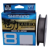 Shimano Kairiki 8 150m Örgü İp Misina Steel Gray Gri - 1
